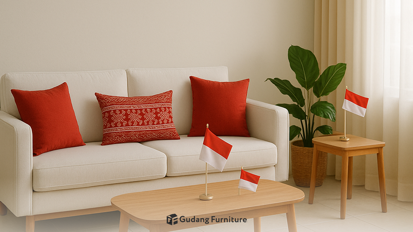 Dekor Merah Putih yang Nggak Norak: Inspirasi Interior untuk Rayakan 17an